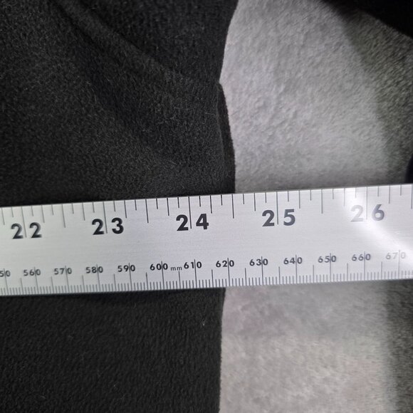 Mens Black The North Face Denali Polartec Fleece Jacket Full Zip Mock Neck L - Picture 10 of 11